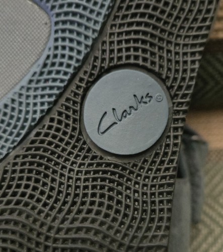 Clarks Springers Womens Sz 9M Leather Sandals Double Strap Blue Green UNWORN - Picture 13 of 16