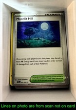 Moonlit Hill 081/091 Uncommon Paldean Fates Pokemon Near Mint
