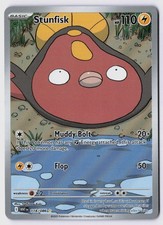Stunfisk - 118/086 Holofoil SV: White Flare NM Illustration Rare on eBay