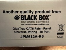 Black Box GigaTrue CAT6 Patch Panel 48-Port RJ-45 JPM612A-R6 Universal