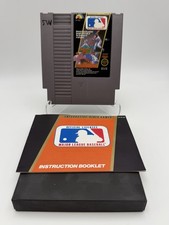Major League Baseball - Nintendo NES Vintage with Manual/Dust Jacket