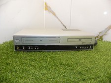 Daewoo SH-3510P DVD + VHS VCR Combo Recorder Player – Silver – Vintage