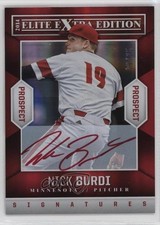 2014 Panini Elite Extra Edition Prospects Red Ink 19/25 Nick Burdi #77 Auto 0dp1