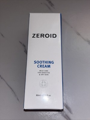 ZEROID Soothing Cream For Sensitive & Dry Skin, 2.7fl.oz. K-Beauty