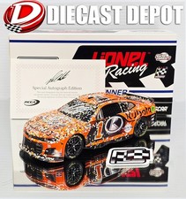 AUTOGRAPHED ROSS CHASTAIN 2024 KANSAS WIN RACED VERSION KUBOTA 1/24 ARC DIECAST