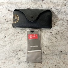 Authentic RayBan Leather Case-Black