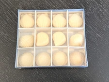 Saponificio Varesino Fine Natural Soap 12 Ivory Seashell Colored Italy 12x.9oz