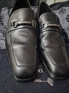 PRADA Leather Horsebit Loafer Dress Shoes - 2DC140 Black - 