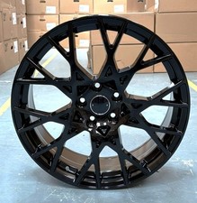 18" Seat Leon 2006-2026 Gloss Black RS3-25 design 8j alloy wheels set of 4