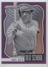 2021 Panini Prizm Old School Purple Prizm Babe Ruth #OS-1 HOF no9