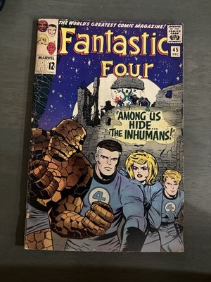 Fantastic Four #45 (Marvel Comics December 1965)