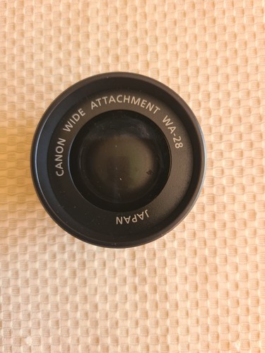 Weitwinkelaufsatz Canon WA - 28 - Wide attachment Made in Japan - Bild 1 von 2