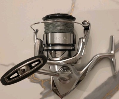 Shimano Stradic 4000XG Spinning Reel Silver Pre-Spooled 6+1 6.2:1