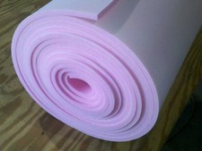 1/2" Sew Foam Firm Pink Scrim Cloth Backed Premium By the Yard General