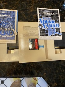 Mattel Intellivision Voice Synthesis Bomb Squad & Tron Solar Sailer Game 