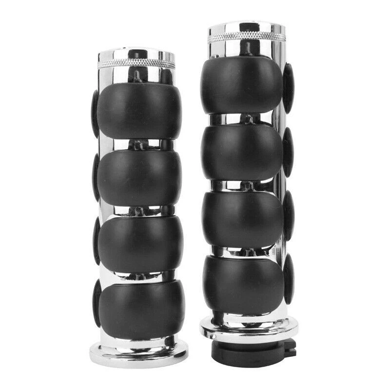 1" Handlbar End Motorcycle Hand Grips For Victory V92SC Big Dog Vintage Prosport - Image 4 of 4