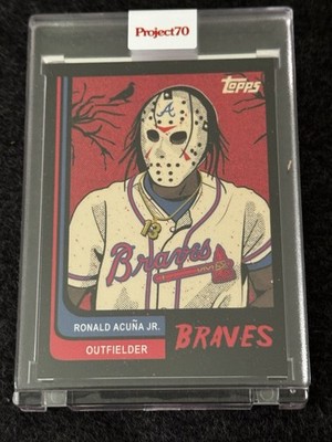 2021 Topps Project70 Ronald Acuña Jr. Jeff Staple Jason Mask Atlanta Braves