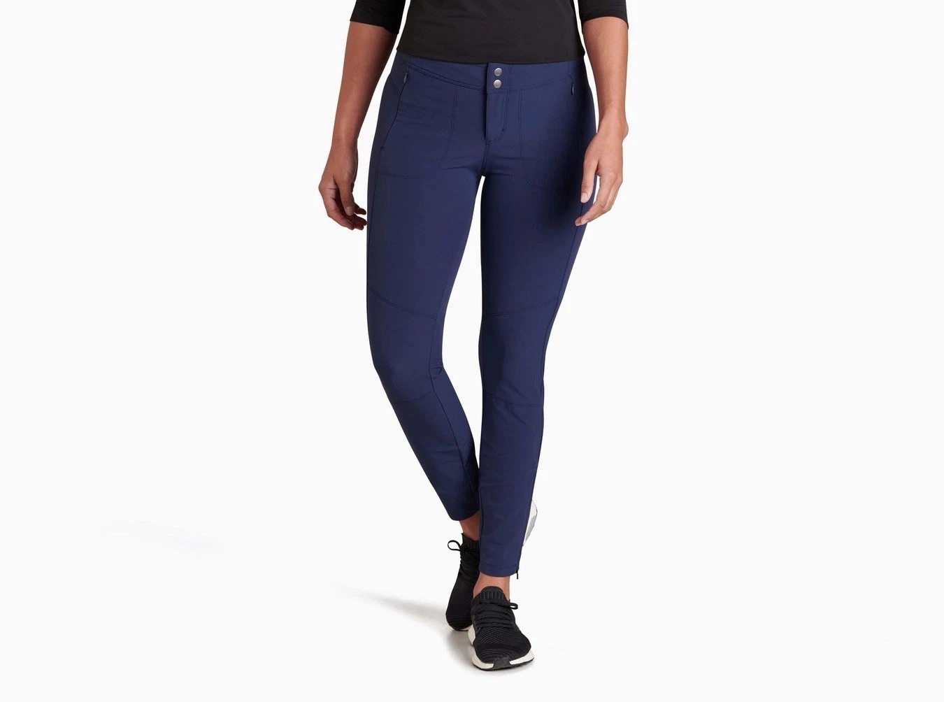 Kuhl Transcendr Skinny Pants Women's 4 Regular Indigo Blue Water Resistant Hike