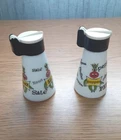 Vintage Thieco Milk Glass Salt and Pepper Shakers - Germany