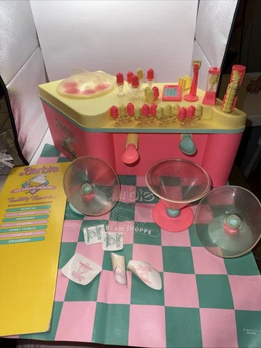 Vintage 1986 Barbie Ice Cream Shoppe Play Set Mattel