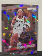 2025 Panini Prizm WNBA Parallel Cracked Ice Silver AARI MCDONALD #10 Fever
