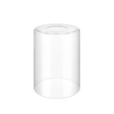 Clear Glass Replacement Shade 1 Pack High Transmittance Cylinder Glass Lampshade