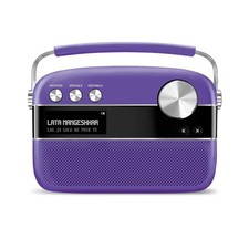 Saregama Carvaan Hindi Portable Music Player with 5000 Preloaded Songs Purple