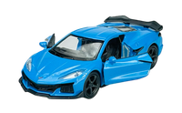 Welly 2023 Chevrolet Corvette Z06 Blau 1:34 Die Cast Metal Model New Box 43830