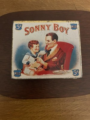 Vintage ''Sonny Boy'' Retro Tabak/Zigarre/Zigarettendose, von 1980 von Dodo Designs