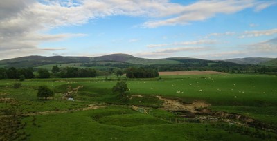 Photo 6x4 Garf Water Lamington/NS9731 Garf Water joining the River Clyde c2016