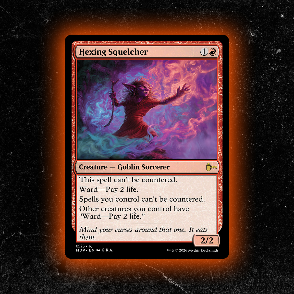 MTG Hexing Squelcher 4枚 MTG 呪詛の壊し屋 Hexing Squelcher 3枚 (1 FOIL