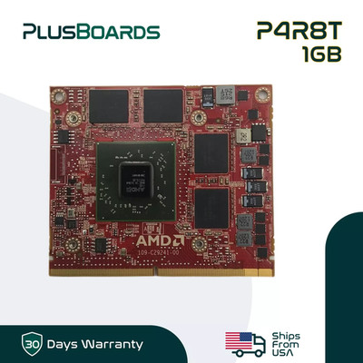 Genuine DELL P4R8T 1GB GDDR5 MXM-A 3.0 AMD FirePro M5950 Video Graphics Card GPU
