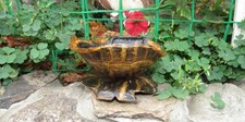 Original Souvenir-Aschenbecher aus einem Schildkrötenpanzer, Zentralasiatische Schildkröte sehr selten