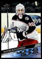 2020-21 Upper Deck Young Guns Matiss Kivlenieks Rookie Columbus Blue Jackets