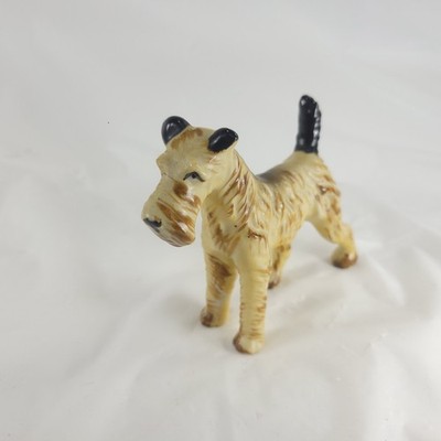 Vintage Ceramic Wire Fox Terrier Figurine Made In Occupied Japan