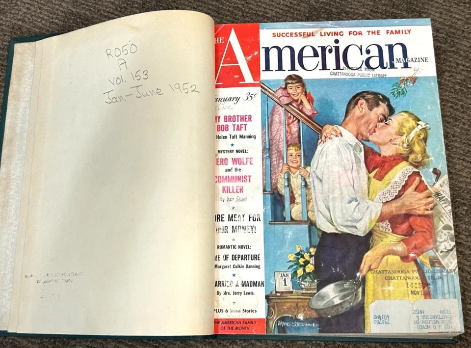 Vintage Rare American Magazine 153 Jan-June 1952 GOOD CONDITION - (N) #56O - Image 3 of 4