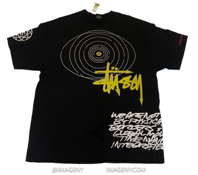 STUSSY FUTURA 2000 SOLAR T SHIRT NEW SIZE XLARGE BLACK 2008