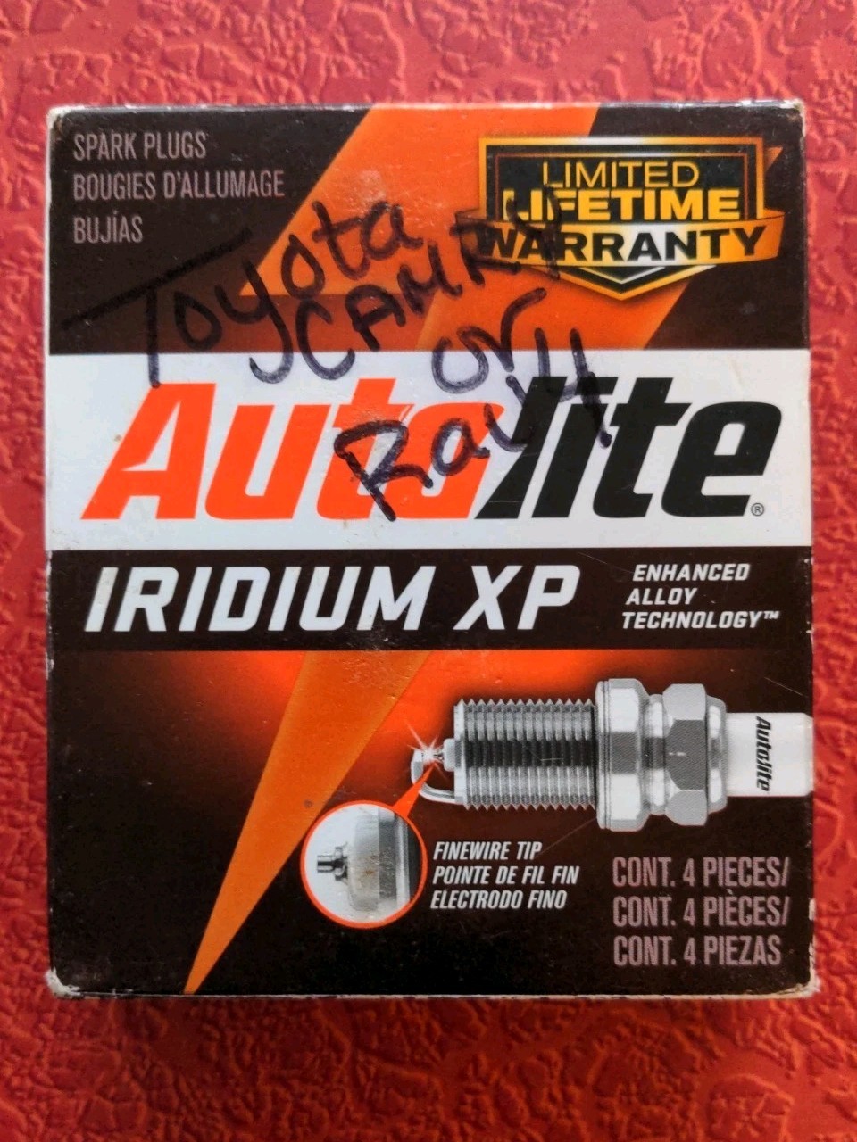 Autolite XP5325 Iridium Spark Plug 4-pack Toyota Subaru BMW VW Nissan Dodge Jeep