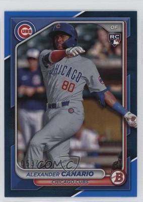 2024 Bowman Blue Border 53/150 Alexander Canario #21 Rookie RC 09vk