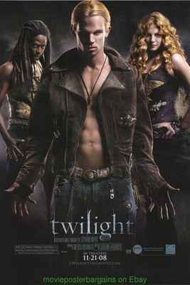 TWILIGHT MOVIE POSTER ORIGINAL 1 sided 27x40 ULTRA RARE VILLAINS ADVANCE STYLE