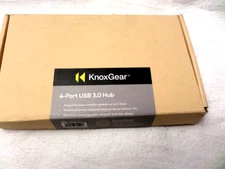 Knox Gear 4 Port USB Hub 3.0 for Mac Laptop, PC, PS4, Xbox, TV - Multi Port