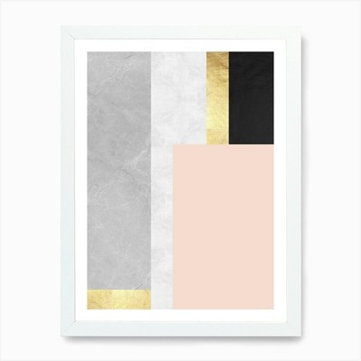 Geometrische Texturen Komposition 9 Ar Gerahmtes Wandbild Poster Leinwanddruck Bild