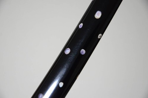 Wakizashi Sheath Mother of Pearl Inlay 36cm Japanese Sword Koshirae Edo Period - Picture 4 of 10