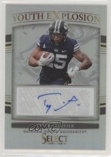 2022 Panini Select Draft Picks Silver Prizm Tyler Allgeier #YE-TAL Auto 12eq