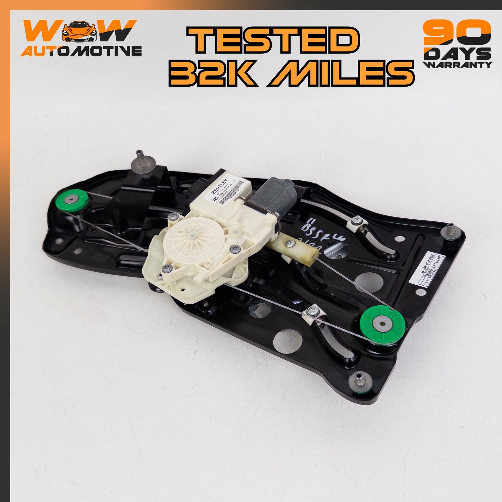 10-17 BENTLEY CONTINENTAL SUPERSPORTS COUPE REAR LEFT WINDOW REGULATOR MOTOR OEM