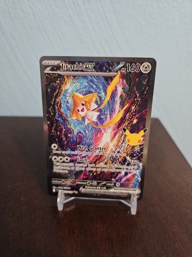 Pokemon Jirachi ex Special Illustration Rare 155/128 30th Celebration NM