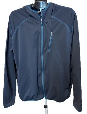 Merrell Mens 2X Select Regulate Windbreaker Jacket Blue Performance Hooded