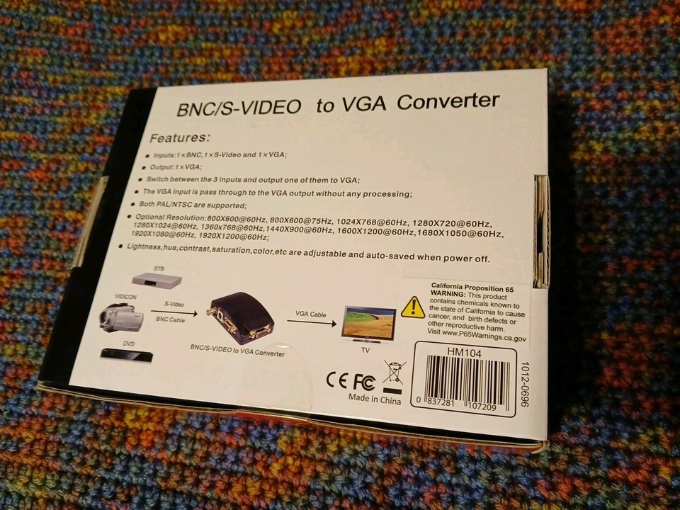 HM104 BNC Composite and S-Video to VGA Converter - Image 2 of 3