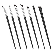 7Pcs Angled Eyeliner Brush Ultra Thin Eyeline...