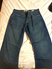 Wrangler Authentics Men s Blue Denim Straight Fit Jeans Mid Rise Stretch